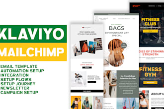 design klaviyo flows and klaviyo email template