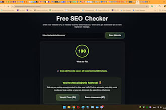 run a technical SEO audit and fix website errors