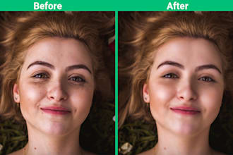 do flawless skin retouching and beauty retouching