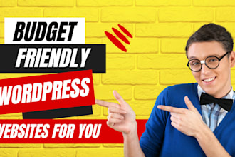 design a modern wordpress website