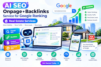 provide ai SEO onpage backlinks service for google ranking
