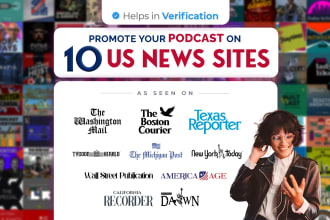 do your podcast marketing, podcast promotion on 10 us newspaper websites