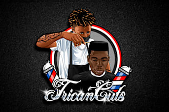design an outstanding barber shop logo