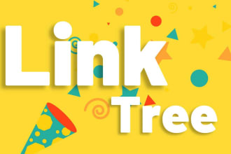 create your linktree,landing page and bio link