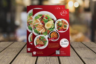do food, restaurant and gym flyers, restaurant menu cards