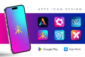 design a stunning app icon logo with a free splash screen