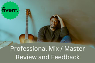 review your mix or master and give detailed feedback