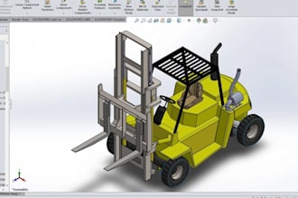 do 3d cad model of mechanical project and industrial design