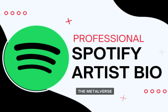 write a professional spotify artist bio for your band