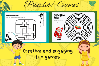design custom worksheets and activity books for children