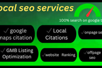 do google maps citations website or  gmb ranking local seo business optimization