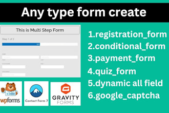 create gravity forms ,contact form 7 with mailchimp newsletter