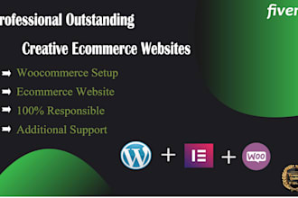 build responsive wordpress woocommerce ecommerec website