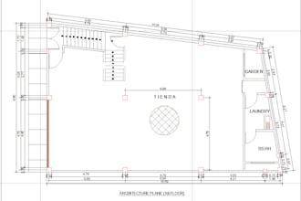 draw a 2d autocad plan