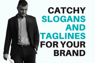 craft a catchy and memorable business slogan or tagline