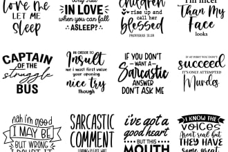 custom funny quotes typography t shirt design