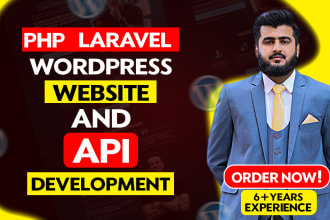 professionally develop PHP, react, laravel, wordpress websites, and apis
