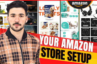 create amazon storefront setup, design amazon expert brand store