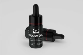 design cbd label, shampoo, oil, supplement product packaging box package design