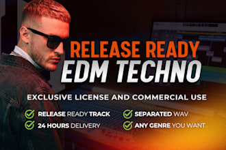 be your ghost music producer for hard techno or tech house