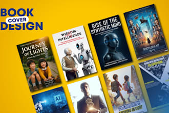 design creative, book cover or ebook cover