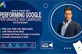 create and manage google performance max ads campaigns for maximum ROI