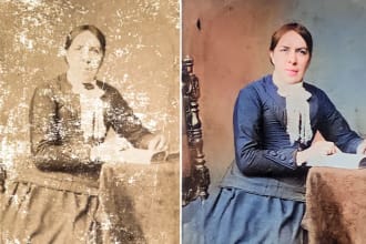 restore, fix, and colorize old photos professionally