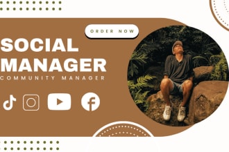 be your social network manager and content creator