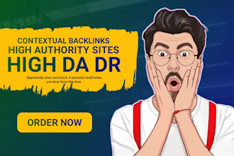 make contextual backlinks on high quality authority sites