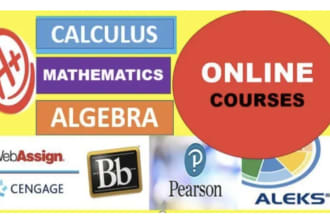 assist in calculus, algebra, mathematics, statistics class