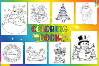 design kids coloring book and activity book interior for KDP