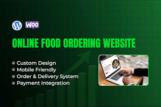 build an online food ordering delivery restaurant website