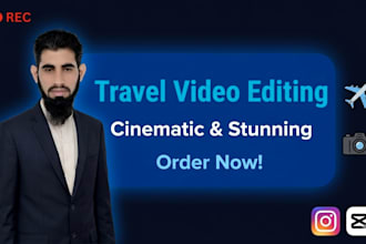 edit travel videos and lifestyle reels for social media