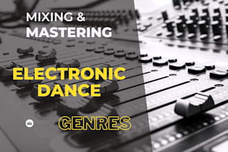 mix master your techno, house song
