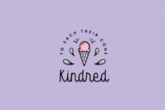 design pleasant and intriguing ice cream logo