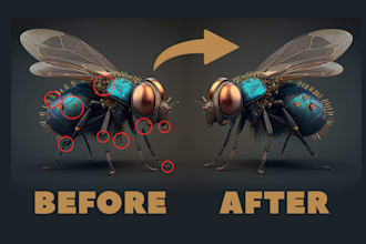 enhance ai art, fix flaws, and photo editing in photoshop