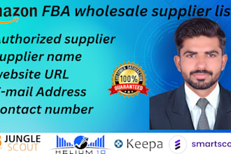 provide amazon fba wholesale suppliers and distributors list