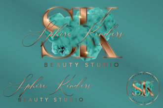 do cosmetics, makeup and beauty logo design
