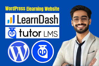 learndash, tutor lms pro elearning website using astra, eduma, buddyboss, edura
