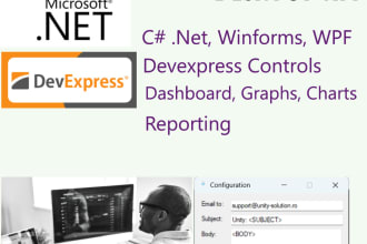 build desktop application using c sharp dotnet winforms wpf