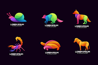 create an outstanding attractive animal logo design