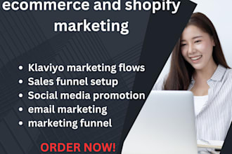 shopify marketing, sales funnel, shopify sales,  shopify dropshipping marketing