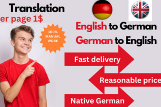 professionally translating english to german and german to english