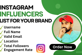 do instagram influencer research for influencer marketing