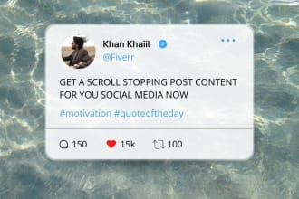 write scroll stopping twitter posts