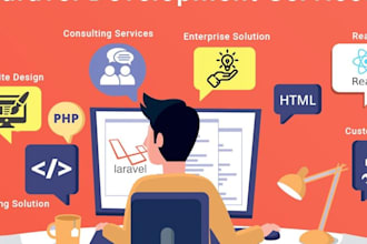 create a laravel website for you