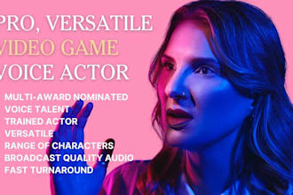 be your female voice actor for video games