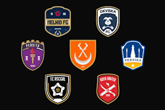 create football logo or soccer badge