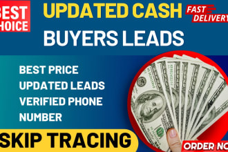do active cash buyers leads and motivated seller leads with skip tracing