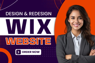 design, develop or redesign wix website, wix expert, wix developer